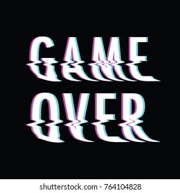 game over background glitch
