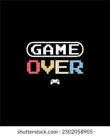 game over, boys graphic tees vector designs and other uses