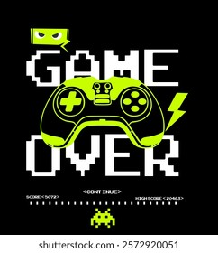 GAME OVER BOYS GRAPHIC TEES