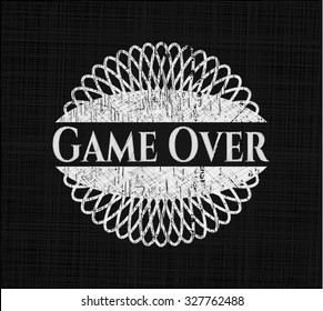 Juego terminado con la textura de pizarra