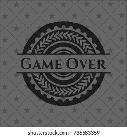 Game Over dark badge