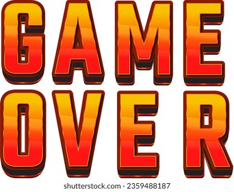 game over downaloadable eps image