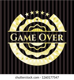 Game Over golden emblem