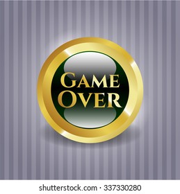 Game Over golden emblem