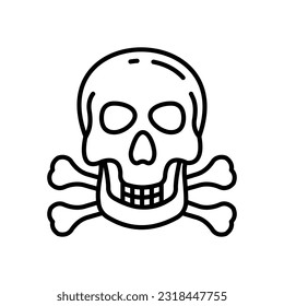 Game Over icon in vector. Illustration