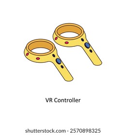 Game Over  isometric Colored illustration. EPS File stock illustration