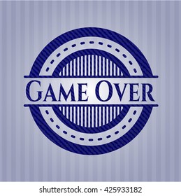 Game Over jean background