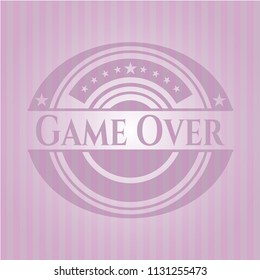 Game Over pink emblem