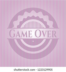 Game Over pink emblem