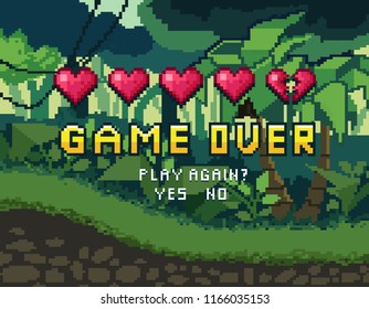 2,232 Pixel Art Jungle Images, Stock Photos & Vectors | Shutterstock