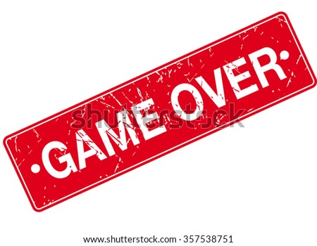 Similar – game over Playing