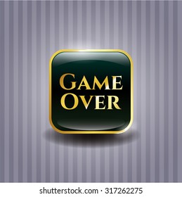 Juego sobre emblema brillante
