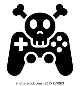 Game Over Simple Vector Icon Collection