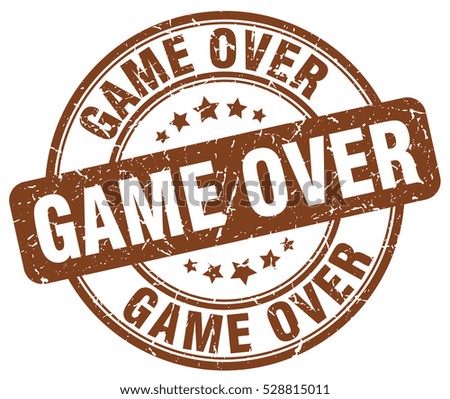 Similar – game over Playing