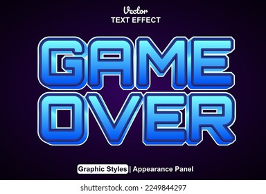 Efecto Juego sobre texto con estilo gráfico y editable.