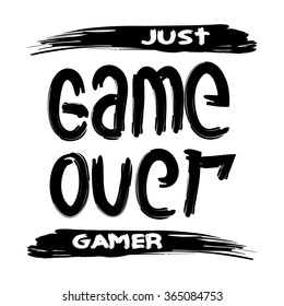 game over, Vector illustration