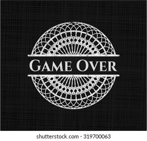 Game Over written on a chalkboard