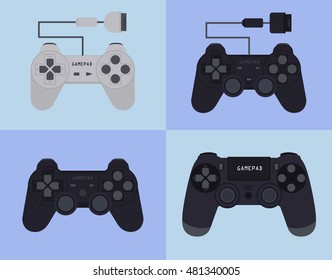 Game pad with flat design