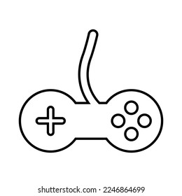 Game Pad Icon in Line Style