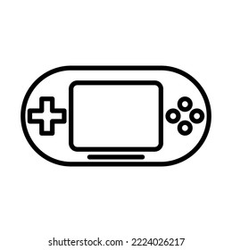 Game Pad Icon Logo Design Vector Template Illustration Sign And Symbol Pixels Perfect