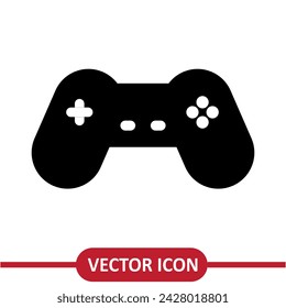 Game Pad-Symbol einfache Illustration auf weißem Hintergrund..eps
