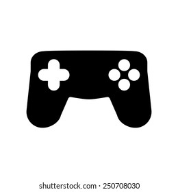 The game pad icon. Game symbol. Flat Vector illustration