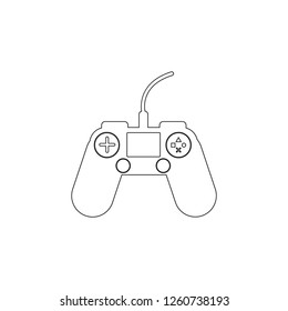 Game pad icon. Toy element icon. Premium quality graphic design icon. Baby Signs, outline symbols collection icon for websites, web design, mobile app on white background