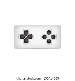 Game pad isolated on a white
