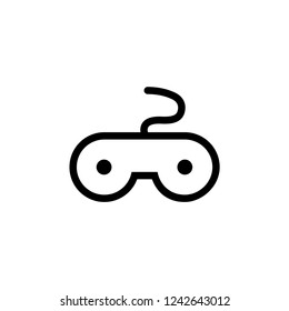 Game pad joystick icon vector