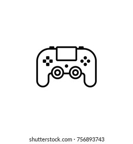 Game pad joystick vector illustration line icon