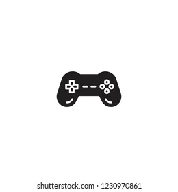 Game pad line icon vector