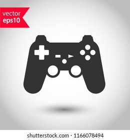 Game pad vector icon. Joystick sign. Joystick icon. EPS 10 flat symbol.