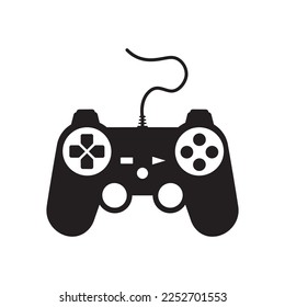 Game pad vector icon. Joystick flat sign design. Joystick icon. EPS 10 game pad symbol pictogram