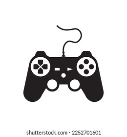 Game pad vector icon. Joystick flat sign design. Joystick icon. EPS 10 game pad symbol pictogram