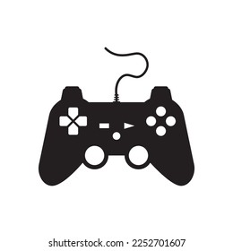 Game pad vector icon. Joystick flat sign design. Joystick icon. EPS 10 game pad symbol pictogram