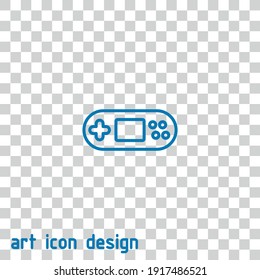 icono vectorial del panel de juegos en un fondo abstracto