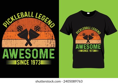 Game Pickleball quote vintage t-shirt graphic design illustrator