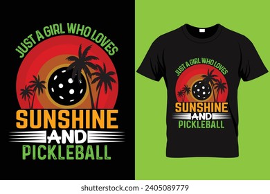 Game Pickleball quote vintage t-shirt graphic design illustrator