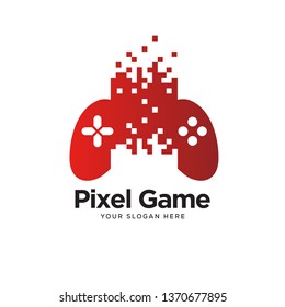 game pixels logo designs concept, game tech logo designs symbol