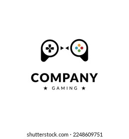 logotipo vectorial de lugar de juego con concepto de estilo moderno.