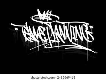 GAME PLANNING graffiti tag style design