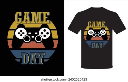 Game play day t-shirt design