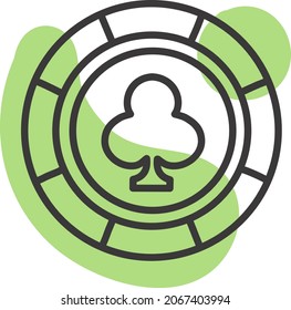 Game play, illustration, vector, on a white background.