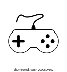 game player stick vector icon