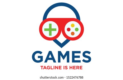 Game Point logo template Design Vector