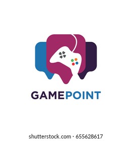Game Point Logo template Design