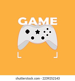 Game power design vector illustration t-shirt design,poster, print, postcard,Coffee mug other uses