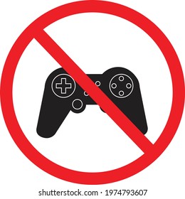 No Games Allowed Images, Stock Photos & Vectors | Shutterstock