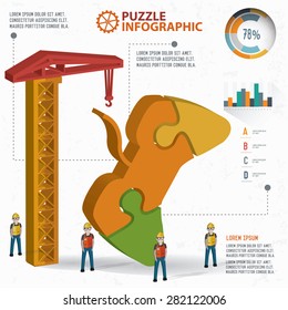 Game puzzle design,info graphic design,clean vector