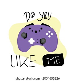 Game quotes collection. Joystick quotes. Retro gamepad banners with slogans and console game controllers, print for t-shirts